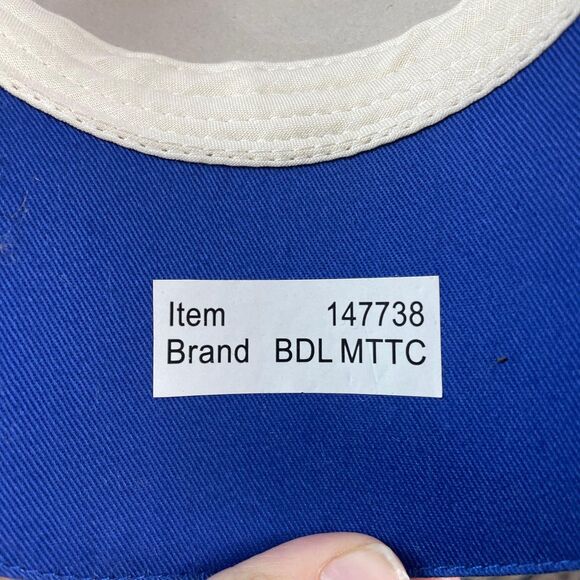 BDL MTTC Baseball Cap Unisex Blue White Adjustable Bud Light Basketball Hat - Picture 9 of 9